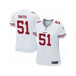 Women's Nike San Francisco 49ers #51 Malcolm Smith Limited White NFL Jersey