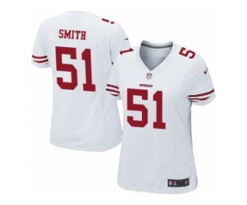 Women's Nike San Francisco 49ers #51 Malcolm Smith Limited White NFL Jersey