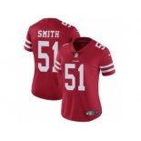 Women's Nike San Francisco 49ers #51 Malcolm Smith Vapor Untouchable Limited Red Team Color NFL Jersey