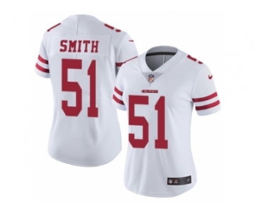 Women's Nike San Francisco 49ers #51 Malcolm Smith Vapor Untouchable Limited White NFL Jersey