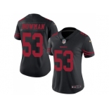 Women's Nike San Francisco 49ers #53 NaVorro Bowman Black Stitched NFL Limited Rush Jersey