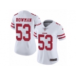 Women's Nike San Francisco 49ers #53 NaVorro Bowman Vapor Untouchable Limited White NFL Jersey