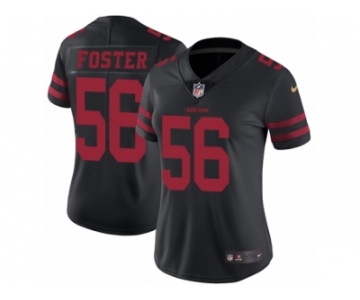 Women's Nike San Francisco 49ers #56 Reuben Foster Vapor Untouchable Limited Black NFL Jersey