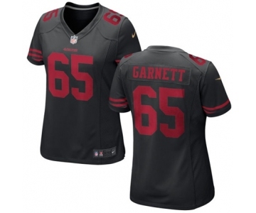 Women's Nike San Francisco 49ers #65 Joshua Garnett Black NFL Jersey