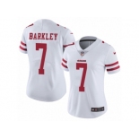 Women's Nike San Francisco 49ers #7 Matt Barkley Vapor Untouchable Limited White NFL Jersey