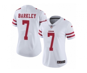 Women's Nike San Francisco 49ers #7 Matt Barkley Vapor Untouchable Limited White NFL Jersey