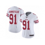 Women's Nike San Francisco 49ers #91 Arik Armstead Vapor Untouchable Limited White NFL Jersey