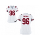 Women's Nike San Francisco 49ers #96 Solomon Thomas Game White NFL Jersey