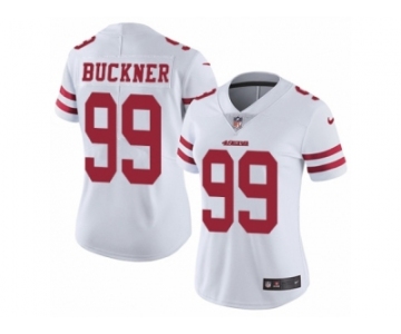 Women's Nike San Francisco 49ers #99 DeForest Buckner Vapor Untouchable Limited White NFL Jersey