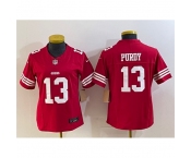 Women's San Francisco 49ers #13 Brock Purdy Red 2023 F.U.S.E. Vapor Untouchable Football Stitched Jersey