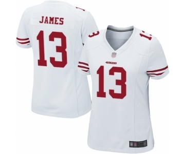 Women's San Francisco 49ers #13 Richie James Game White Football Jersey