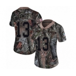 Women's San Francisco 49ers #13 Richie James Limited Camo Rush Realtree Football Jersey