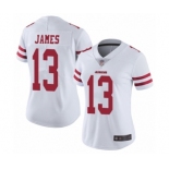 Women's San Francisco 49ers #13 Richie James White Vapor Untouchable Limited Player Football Jersey