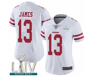 Women's San Francisco 49ers #13 Richie James White Vapor Untouchable Limited Player Super Bowl LIV Bound Football Jersey