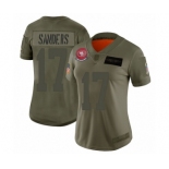 Women's San Francisco 49ers #17 Emmanuel Sanders Limited Camo 2019 Salute to Service Football Jersey