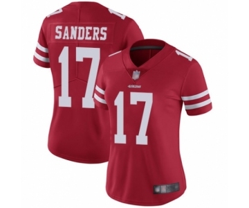 Women's San Francisco 49ers #17 Emmanuel Sanders Red Team Color Vapor Untouchable Limited Player Football Jersey