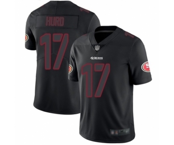 Women's San Francisco 49ers #17 Jalen Hurd Game Black Fashion Football Jersey