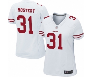 Women's San Francisco 49ers #31 Raheem Mostert Game White Football Jersey