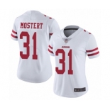 Women's San Francisco 49ers #31 Raheem Mostert White Vapor Untouchable Limited Player Football Jersey