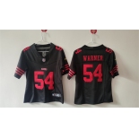 Women's San Francisco 49ers #54 Fred Warner Black F.U.S.E Vapor Untouchable Stitched Jersey