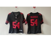 Women's San Francisco 49ers #54 Fred Warner Black F.U.S.E Vapor Untouchable Stitched Jersey