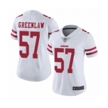 Women's San Francisco 49ers #57 Dre Greenlaw White Vapor Untouchable Limited Player Football Jersey