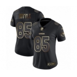 Women's San Francisco 49ers #85 George Kittle Black Gold Vapor Untouchable Limited Football Jersey