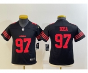 Women's San Francisco 49ers #97 Nick Bosa 2022 Black Vapor Untouchable Stitched Limited Jersey