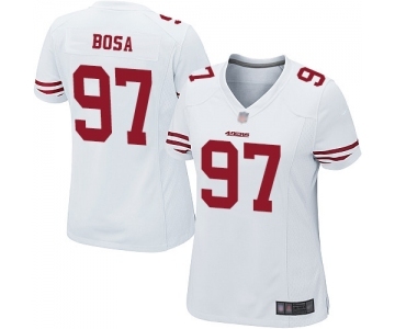 Women's San Francisco 49ers #97 Nick Bosa Game White Football Jersey