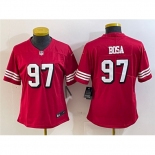 Women's San Francisco 49ers #97 Nick Bosa New Red Stitched Jersey