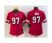 Women's San Francisco 49ers #97 Nick Bosa New Red Stitched Jersey