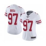 Women's San Francisco 49ers #97 Nick Bosa White Vapor Untouchable Limited Player Football Jersey