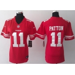 nike women nfl jerseys san francisco 49ers #11 patton red[nike][patton]