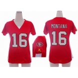 nike women nfl jerseys san francisco 49ers #16 joe red[draft him ii top]