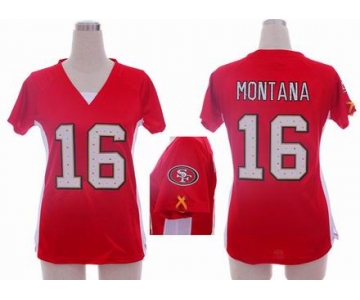 nike women nfl jerseys san francisco 49ers #16 joe red[draft him ii top]