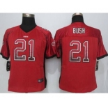 nike women nfl jerseys san francisco 49ers #21 bush red[Elite drift fashion][bush]