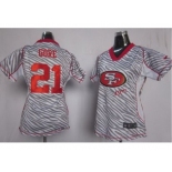 nike women nfl jerseys san francisco 49ers #21 gore [fem fan zebra]