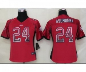 nike women nfl jerseys san francisco 49ers #24 nnamdi asomugha red[Elite drift fashion]