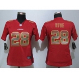 nike women nfl jerseys san francisco 49ers #28 hyde red[Strobe Limited]