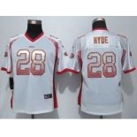 nike women nfl jerseys san francisco 49ers #28 hyde white[Elite drift fashion]