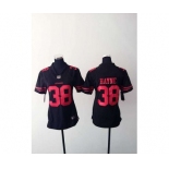 nike women nfl jerseys san francisco 49ers #38 hayne black[nike][hayne]