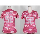 nike women nfl jerseys san francisco 49ers #52 patrick willis pink[fashion camo]