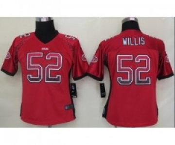 nike women nfl jerseys san francisco 49ers #52 patrick willis red[Elite drift fashion]