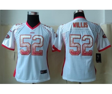 nike women nfl jerseys san francisco 49ers #52 patrick willis white[nike drift fashion]