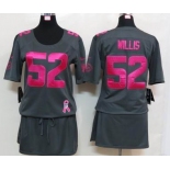 nike women nfl jerseys san francisco 49ers #52 willis dk.grey[breast cancer awareness]