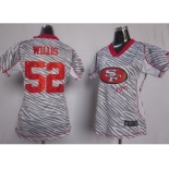 nike women nfl jerseys san francisco 49ers #52 willis [fem fan zebra]