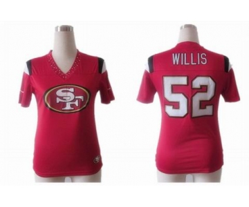 nike women nfl jerseys san francisco 49ers #52 willis field flirt fashion red[nike 2012]