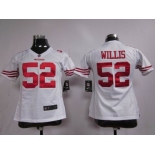 nike women nfl jerseys san francisco 49ers #52 willis white[nike]