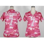 nike women nfl jerseys san francisco 49ers #7 colin kaepernick pink[fashion camo]