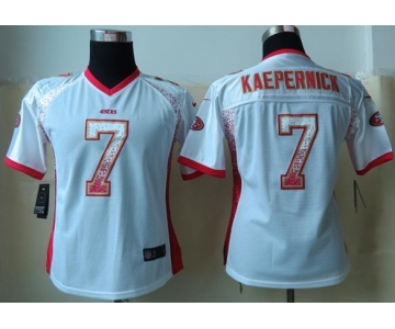 nike women nfl jerseys san francisco 49ers #7 colin kaepernick white[nike drift fashion]